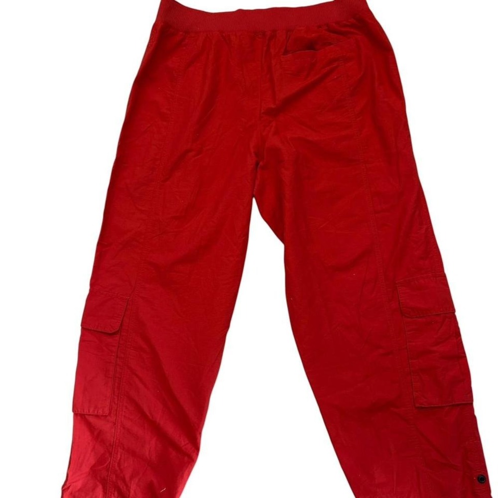 Free People Red Coral Color Free People cargo pants